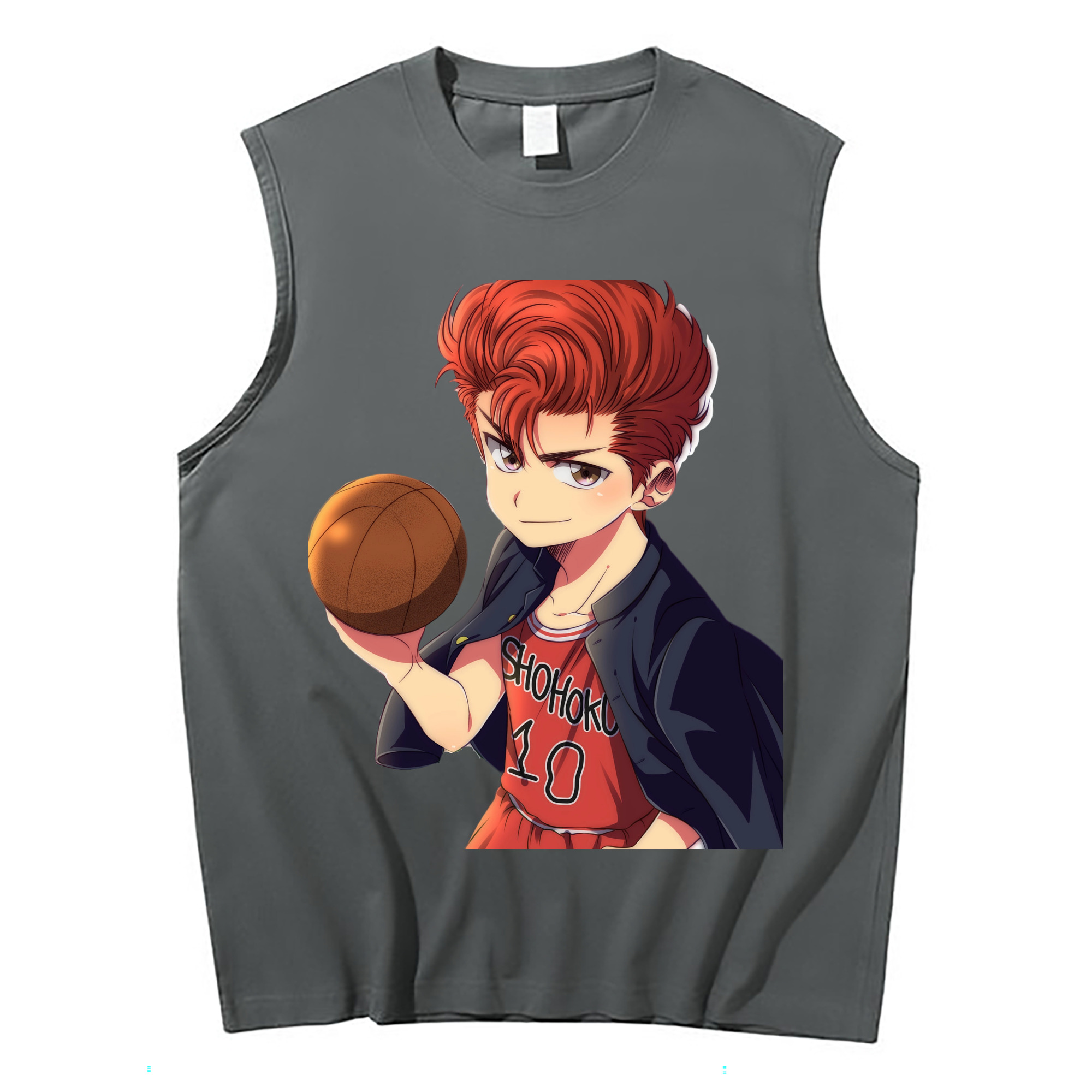 （画像用） SLAM DUNK／スラムダンク コットン100％タンクトップ（フロントプリント）